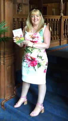 me on the staircase at Wrea Head hall